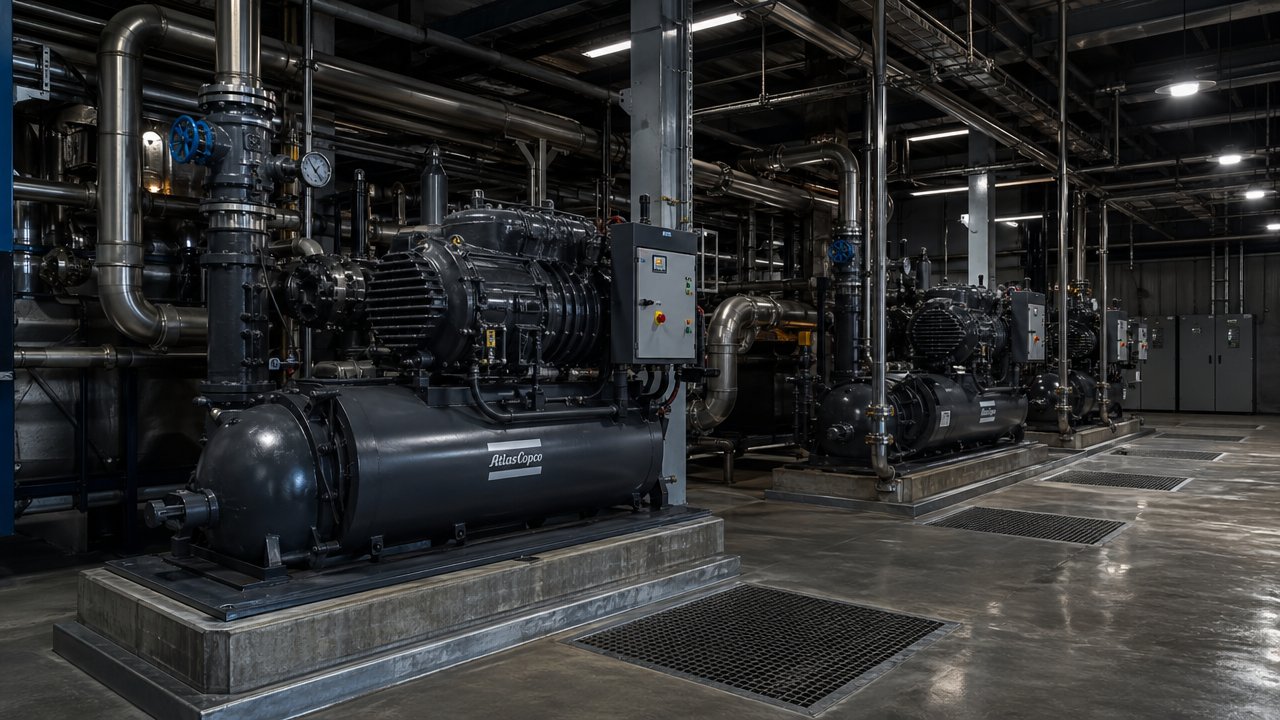 Compresores industriales Atlas Copco